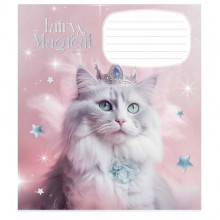 Тетрадь ученическая "Fairy cats" 012-3316K-5 в клетку, 12 листов
