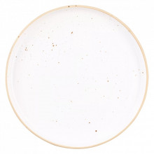Тарелка Ardesto Midori, 26.5см, кераміка, білий (AR0126MW) (294736)