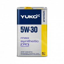Моторное масло Yuko MAX SYNTHETIC A&A 5W-30 4л (4823110401521) (297736)