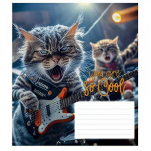 Тетрадь ученическая "You are so cool" 012-3241L-4 в линию, 12 листов