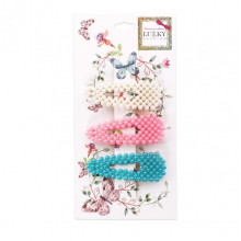 Зажим детский для волос T19584, 3 штуки