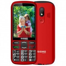 Мобильный телефон Sigma Comfort 50 Optima Type-C Red (4827798122327) (174046)