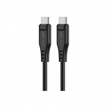 Дата кабель USB-C to USB-C 1.2m 3A TPE C3-03 Black Acefast (6974316280842) (261046)