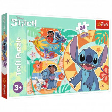 Пазл Trefl Maxi Lilo&Stitch Счастливый день 24 элемента (5900511143652) (268046)