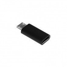 Переходник Lapara Micro USB Male to USB 3.1 Type-C Female black (LA-MaleMicroUSB-TypeC-Female black) (347046)