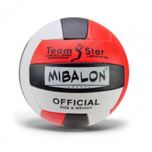 Мяч волейбольный "Extreme motion" VB2311(Black-Red) размер №5