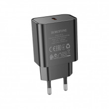 Зарядное устройство BOROFONE BA71A Power USB-C PD20W Black (6974443387957) (322146)