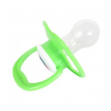 Детская пустышка силиконовая MGZ-0514(Green) круглая