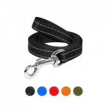 Поводок для собак Dog Extreme из нейлона Ш 20 мм Д 150 см черный (04621) (312446)