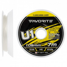 Флюорокарбон Favorite U1 FC 7m 40/1.05mm 133.6lb/60.62kg (1693.11.99) (284746)