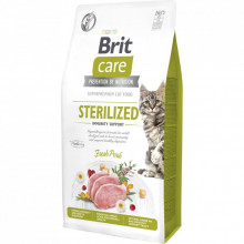 Сухой корм для кошек Brit Care Cat GF Sterilized Immunity Support со свининой 7 кг (8595602565085) (323746)
