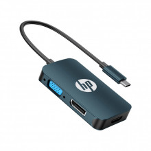 Переходник USB-C to HDMI + VGA + DP HP (HP_DHC-CT200) (344746)