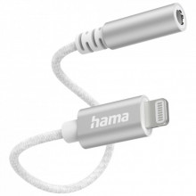 Переходник Lightning to Jack 3,5 White Hama (00201523) (186846)