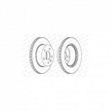 Тормозной диск FERODO DDF860 (298946)