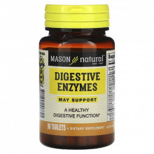 Пробиотики Mason Natural Пищеварительные ферменты, Digestive Enzymes, 90 таблеток (MAV-11869) (307156)