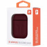 Чехол для наушников 2E для Apple AirPods Pure Color Silicone Imprint 1.5 мм Marsala (2E-AIR-PODS-IBSI-1.5-M) (198256)