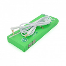 Кабель мультимедийный 3.5mm M to 3.5mm M 2.0m white iKAKU (YT-AUXGJ(M)/(M)-KSC-522-W) (320256)