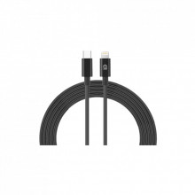 Дата кабель USB-C to Lightning 1.2m AMQGJ2BL black Armorstandart (ARM64374) (321856)