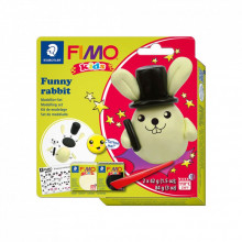 Набор для творчества Fimo Kids Зайка 2 цвета х 42 г (4007817078723) (270956)
