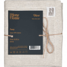 Дорожка на стол Ardesto Oliver, 100% хлопок, серый светлый 40х140 см (ART01OL) (331966)