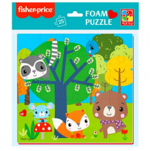Мягкие пазлы "Лесные житэли" Vladi Toys VT1109-02, 25 эл