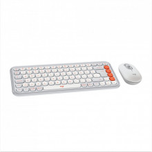 Комплект Logitech POP Icon Combo Bluetooth UA Off-White (920-013141) (233376)