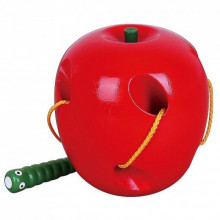 Развивающая игрушка Viga Toys Шнуровка Яблоко (56276) (238476)