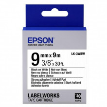 Лента для принтера этикеток Epson LK3WBW (C53S653007) (204576)