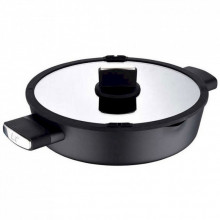 Сотейник Bergner Ion plus з кришкою 28 см (BG-35913-BK) (287576)