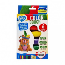 Набор теста для лепки "Color" ТМ Lovin 41175, 6 цветов по 35 г
