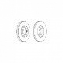 Тормозной диск FERODO DDF2469 (298876)