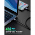 Дата кабель USB-C to USB-C 1.0m 240W US535 space gray Ugreen (15311) (324876)
