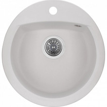 Мойка кухонная GRANADO RONDA white з сифоном (470*490mm.) (gr2205) (287976)