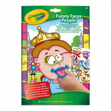 Набор для творчества Crayola Раскраска Забавные люди 24 страницы (04-7349-1) (208186)
