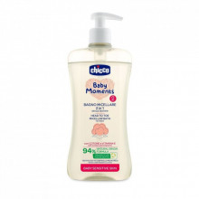 Детский шампунь Chicco Baby Moments Без слез для чувствительной кожи 500 мл (10241.00) (271286)