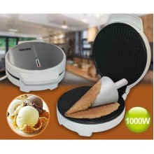 Вафельница электрическая для Тонких Вафель DSP KC-1144 1000Вт Белая (183586)