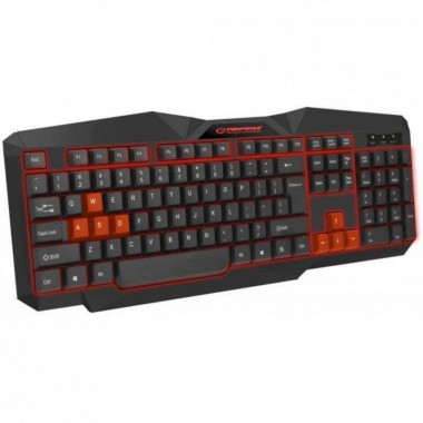 Клавиатура Esperanza EGK201 Red USB LED (EGK201RUA) (237586)