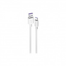 Дата кабель USB 2.0 AM to USB-C 1.0m 5A white ColorWay (CW-CBUC019-WH) (260786)