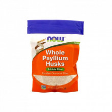 Травы Now Foods Цельная шелуха подорожника, Whole Psyllium Husk, 454 г (NOW-05981) (307786)