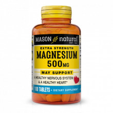 Минералы Mason Natural Магний 500мг, Magnesium Extra Strength, 100 таблеток (MAV16011) (306096)