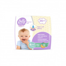 Подгузники Lolly Premium Soft 4 (7-18 кг) 36 шт (4820174981044) (153196)