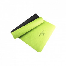 Коврик для йоги U-Powex Yoga mat Green/Black 183х61х0.6 (UP_1000_TPE_Gr/Black) (239396)