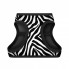 Шлей для собак WAUDOG Clothes мягкая с QR адресником "Зебра" S2 (228-0055) (311396)