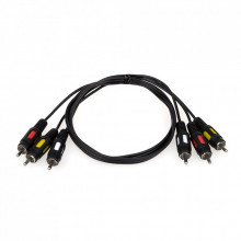 Кабель мультимедийный 3xRCA M to 3xRCA M 1.8m Atcom (10711) (193496) Кабель мультимедийный 3xRCA M to 3xRCA M 1.8m Atcom (10711) (193496)