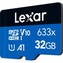 Карта памяти Lexar 32GB microSDXC class 10 UHS-I V10 A1 High Performance 633x (LMS0633032G-BNNNG) (259796)