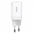 Зарядное устройство Baseus 1xUSB-C 30W + 1xUSB white (CCSUPP-E02) (323107)