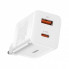 Зарядное устройство Baseus 1xUSB-C 30W + 1xUSB white (CCSUPP-E02) (323107)