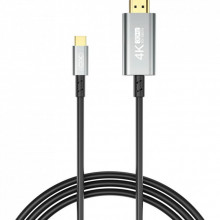 Кабель мультимедийный USB-C to HDMI M 1.8m XO (GB019-CHDMI.tranish) (320207)