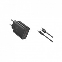 Зарядное устройство XO L105-CC 2xUSB-C PD35W Black (L105-CC.black) (322407)