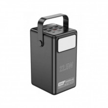 Батарея универсальная HOCO 100000mAh Endure 22.5W PD, QC, LED Lamp, Black (DB03 / 714721) (345507)